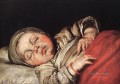 Niño dormido Barroco italiano Bernardo Strozzi
